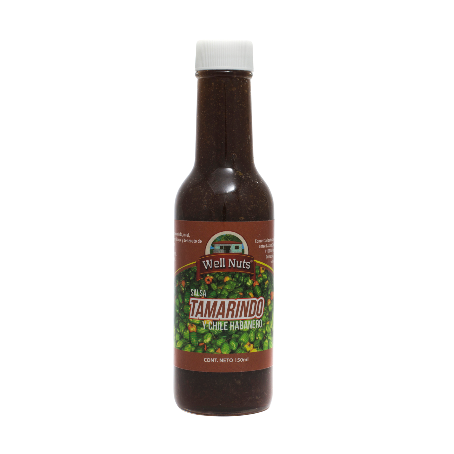 Salsa de Tamarindo con Chile Ahumado a la Leña (150ml) - WellNuts Gourmet