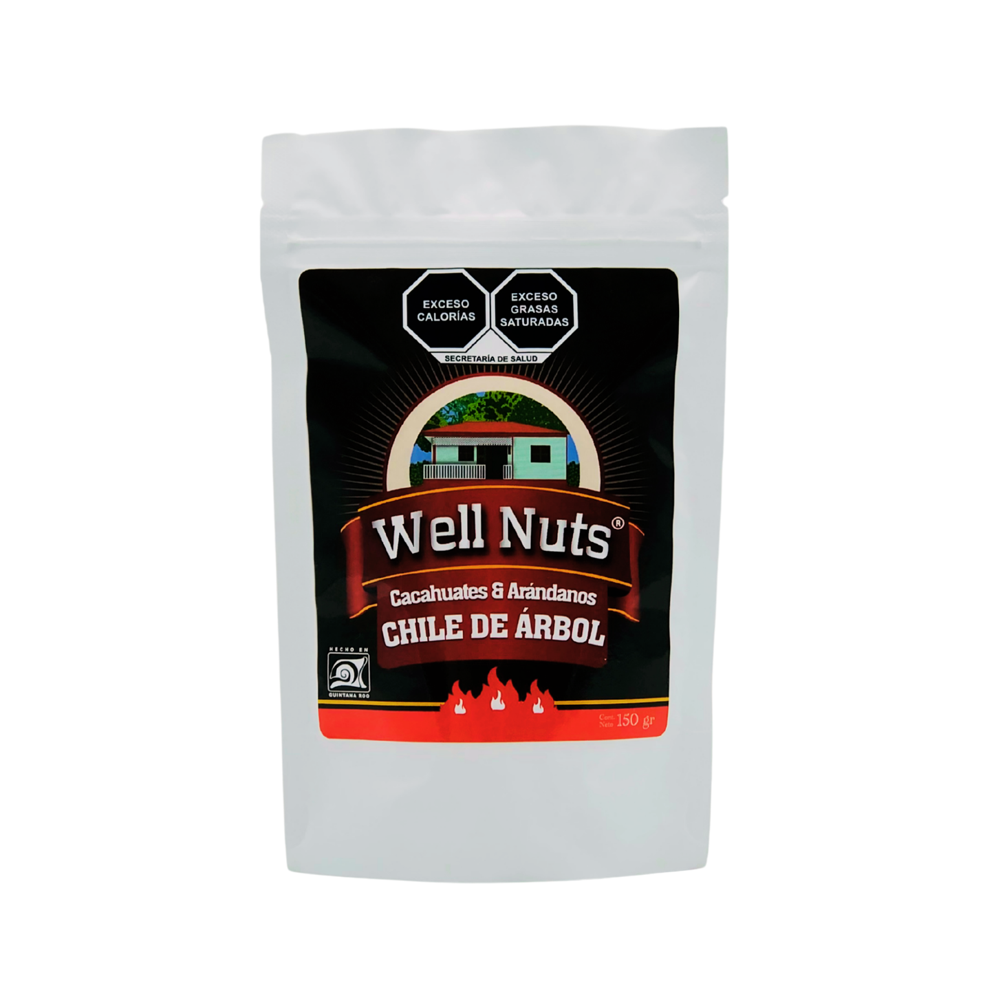 Cacahuates Arándano + Chile de Árbol