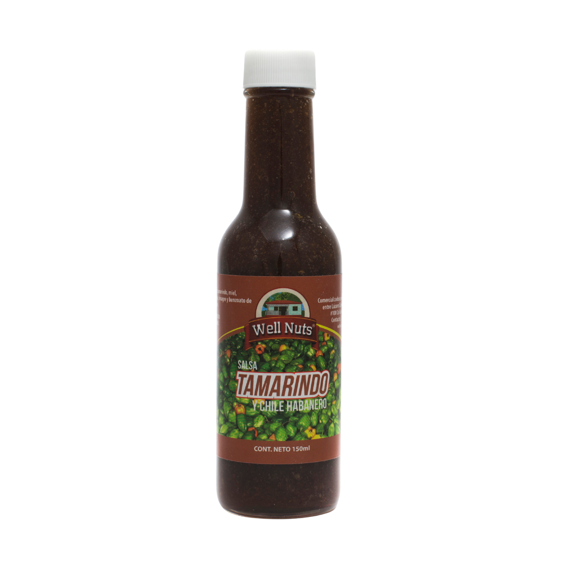 Salsa de Tamarindo con Chile Ahumado a la Leña (150ml) - WellNuts Gourmet